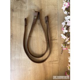Prémium Bőr Vállpánt pár, 70 cm, barna