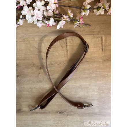 Állítható Bőr Crossbody Pánt – Prémium Kivitel, 120 cm, barna