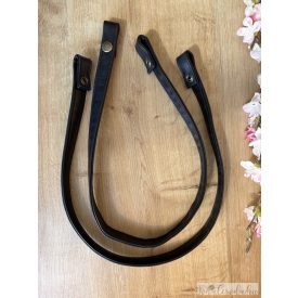 Prémium Bőr Vállpánt pár, 70 cm, fekete