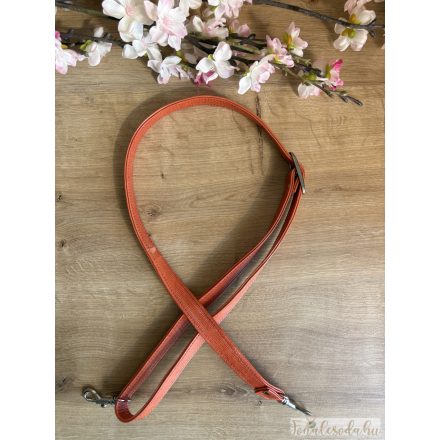 Állítható Bőr Crossbody Pánt – Prémium Kivitel, 120 cm, narancs