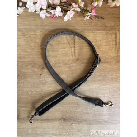 Állítható Bőr Crossbody Pánt – Prémium Kivitel, 120 cm, szürke