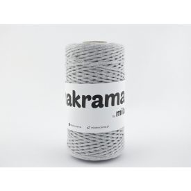 Makramé Fonal, Szürke, 200m, 2mm, 250g, m003