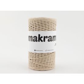 Makramé Fonal, Homok, 200m, 2mm, 250g, m036