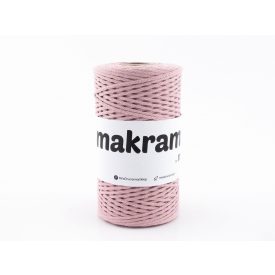 Makramé Fonal, Púder rózsaszín, 200m, 2mm, 250g, m051