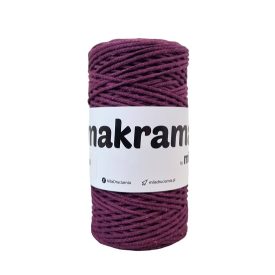 Makramé Fonal, Padlizsán, 200m, 2mm, 250g, m056