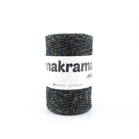   Makramé Fonal Csillogó Arany, Gránit, 200m, 2mm, 250g, mg117