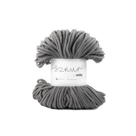 Pamut Zsinórfonal, Sötétszürke, 100m, 3mm, 260g, p004