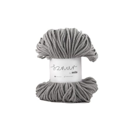 Pamut Zsinórfonal Csillogó Ezüst, szürke, 100m, 3mm, 260g, pg122