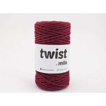 Twist Sodrott Fonal, Bordó, 100m, 3mm, 300g, t021