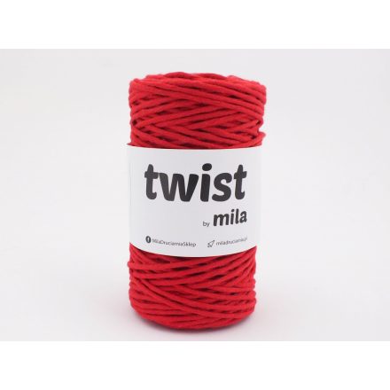 Twist Sodrott Fonal, Piros, 100m, 3mm, 300g, t022