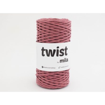 Twist Sodrott Fonal, Öreg rózsaszín, 100m, 3mm, 300g, t033