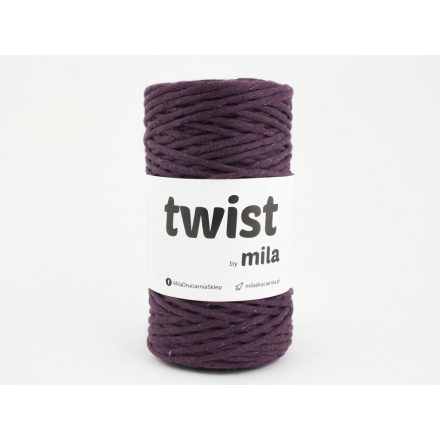 Twist Sodrott Fonal, Padlizsán, 100m, 3mm, 300g, t038