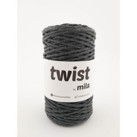 Twist Sodrott Fonal, Grafit, 100m, 3mm, 300g, t048