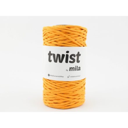 Twist Sodrott Fonal, Sötét sárga, 100m, 3mm, 300g, t050