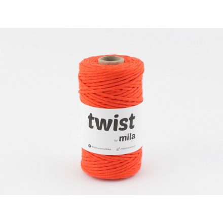 Twist Sodrott Fonal, Narancs, 100m, 3mm, 300g, t057