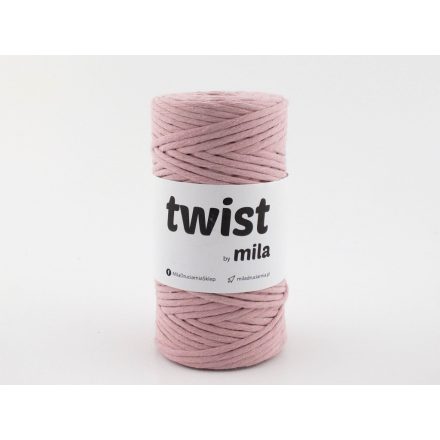 Twist Sodrott Fonal, Púder rózsaszín, 100m, 3mm, 300g, t071