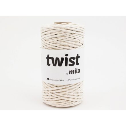 Twist Sodrott Fonal Csillogó Arany, Ekrü, 100m, 3mm, 300g, tg203