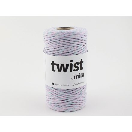 Twist Sodrott Fonal Mix, Pasztel, 100m, 3mm, 300g, tm305