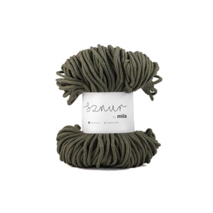 Pamut Zsinórfonal, Oliva, 100m, 5mm, 450g, p048
