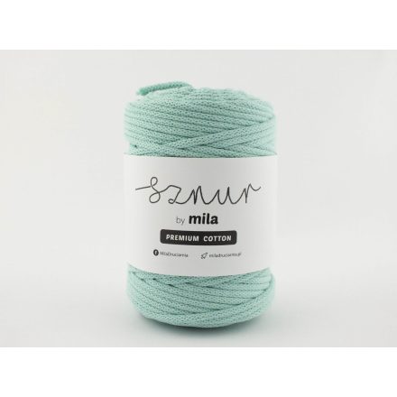 Prémium Pamut Zsinórfonal, Menta, 100m, 5mm, 600g, pc061