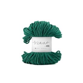   Pamut Zsinórfonal Csillogó Ezüst, Zöld, 100m, 5mm, 450g, pg114