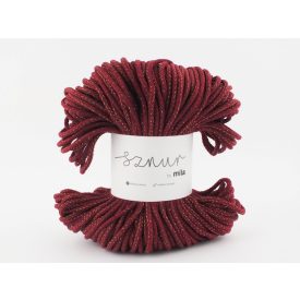   Pamut Zsinórfonal Csillogó Arany, Bordó, 100m, 5mm, 450g, pg117
