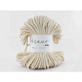   Pamut Zsinórfonal Csillogó Arany, Ekrü, 100m, 5mm, 450g, pg118