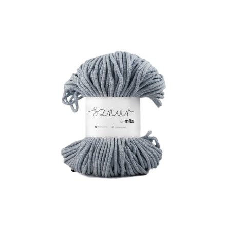 Pamut Zsinórfonal, Melanzs szürke-kék, 100m, 5mm, 450g, pm102