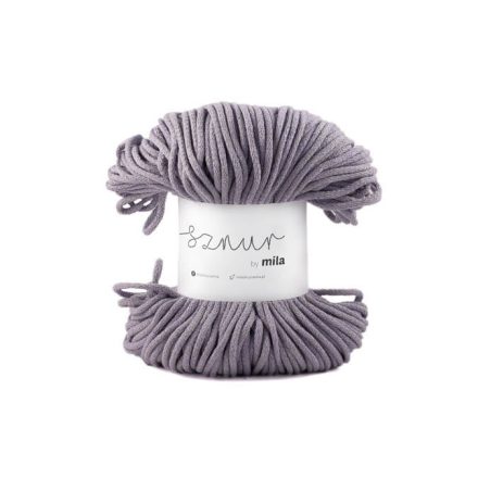 Pamut Zsinórfonal, Melanzs szürke-levendula, 100m, 5mm, 450g, pm103