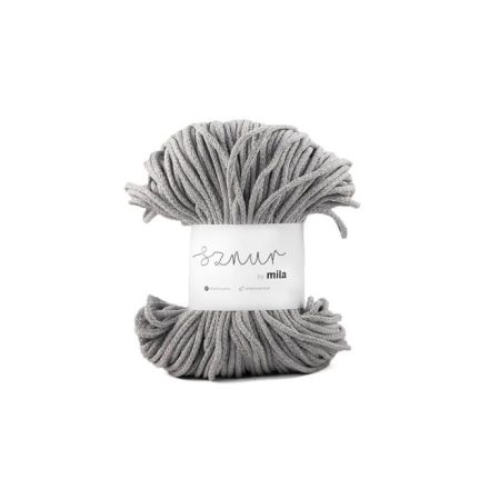 Pamut Zsinórfonal, Melanzs szürke, 100m, 5mm, 450g, pm107