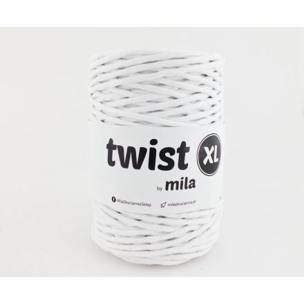 Twist XL Sodrott Fonal, Fehér, 100m, 5mm, 650g, t003