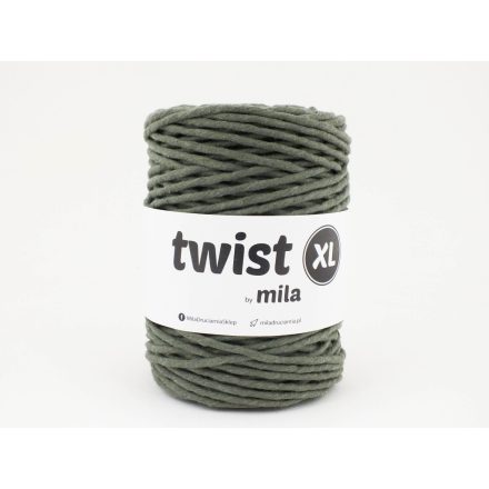 Twist XL Sodrott Fonal, Oliva, 100m, 5mm, 650g, t011