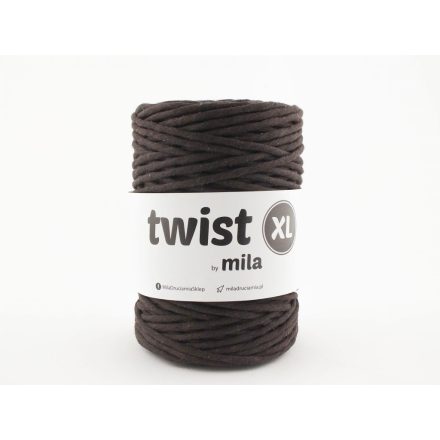 Twist XL Sodrott Fonal, Csokoládé, 100m, 5mm, 650g, t017