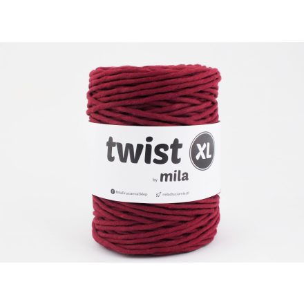 Twist XL Sodrott Fonal, Bordó, 100m, 5mm, 650g, t021