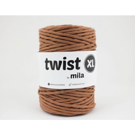 Twist XL Sodrott Fonal, Fahéj, 100m, 5mm, 650g, t034