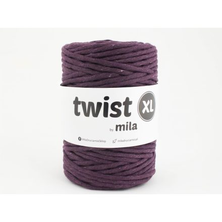 Twist XL Sodrott Fonal, Padlizsán, 100m, 5mm, 650g, t038