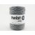 Twist XL Sodrott Fonal, Sötét szürke, 100m, 5mm, 650g, t041