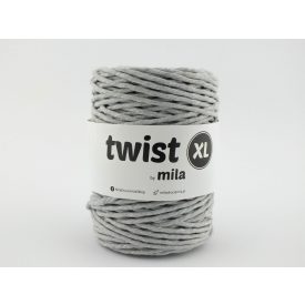   Twist XL Sodrott Fonal Csillogó Ezüst, Szürke, 100m, 5mm, 650g, tg104
