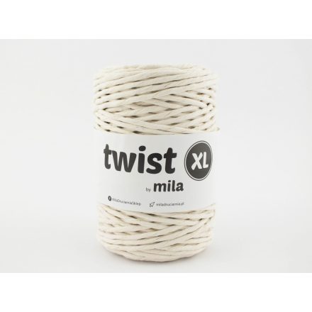 Twist XL Sodrott Fonal Csillogó Arany, Ekrü, 100m, 5mm, 650g, tg201